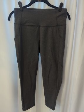 Tek Gear Charcoal High-Waist Pocket Leggings Size Medium